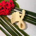 Matte Cream Butter Yellow Ginkgo Leaf Hair Claw Clip | Non-Slip Pastel Hair Clutcher