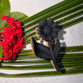 Dual shade sunflower with Stem ( Black & Coffe shade )